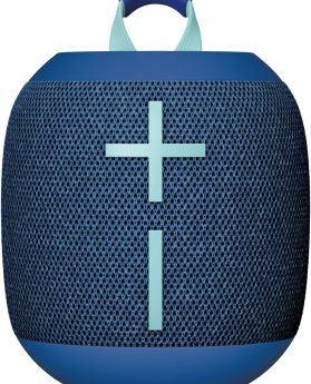 Ultimate Ears WONDERBOOM 4 Outdoor Speakers Bluetooth Waterproof with Big Bass & 360-Degree Sound, Dustproof Floating Wireless Speaker, 131ft Range - Blue