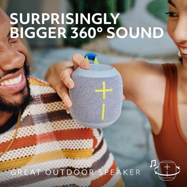 Ultimate Ears WONDERBOOM 4 Outdoor Speakers Bluetooth Waterproof with Big Bass & 360-Degree Sound, Dustproof Floating Wireless Speaker, 131ft Range - Blue - Image 2